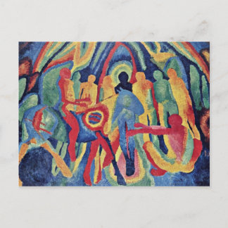 binnenkomst in Jeruzalem door Morgner Wilhelm Briefkaart