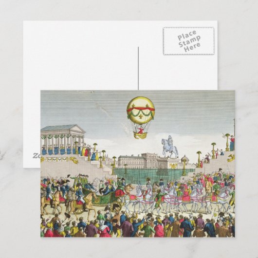 Binnenkomst in Parijs van 4 mei 1814 Briefkaart (Voorkant / Achterkant)