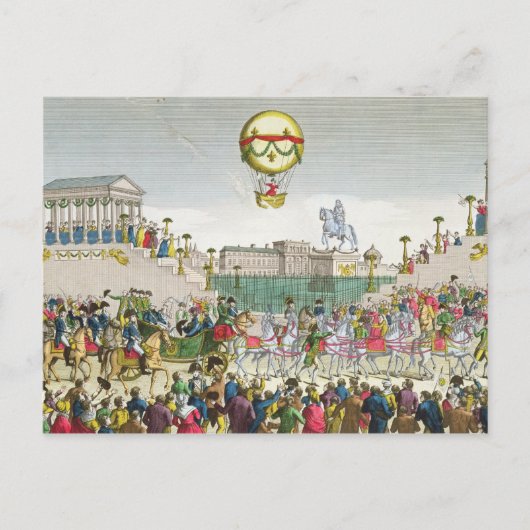 Binnenkomst in Parijs van 4 mei 1814 Briefkaart (Voorkant)
