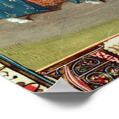 Binnenkomst in Parijs van koning Jean II Le Bon Poster (Hoek)