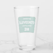 Binnenkomst Stokedville Bevolking Me Glas (Achterkant)