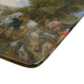 Binnenkomst van de dieren in de ark van Noah (Brue Snijplank (Hoek)