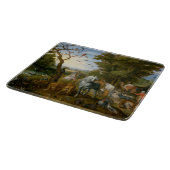 Binnenkomst van de dieren in de ark van Noah (Brue Snijplank (Hoek)