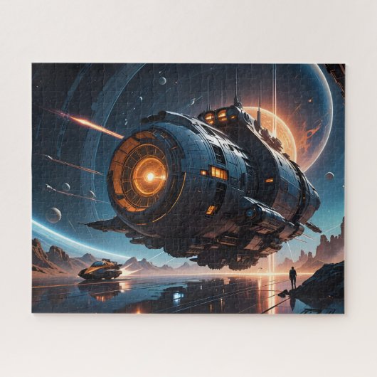 Binnenkomst voor aanlanding legpuzzel (Horizontaal)