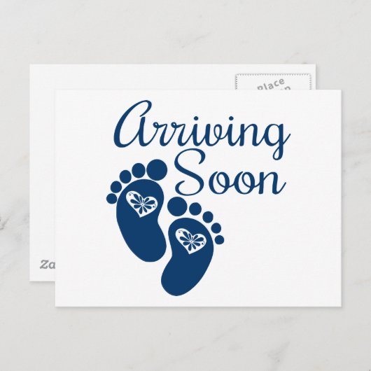 Binnenkort aankomen briefkaart (Voorkant / Achterkant)