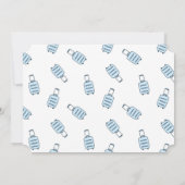 Binnenkort arriveren: Airplane Baby shower Invitat Kaart (Achterkant)