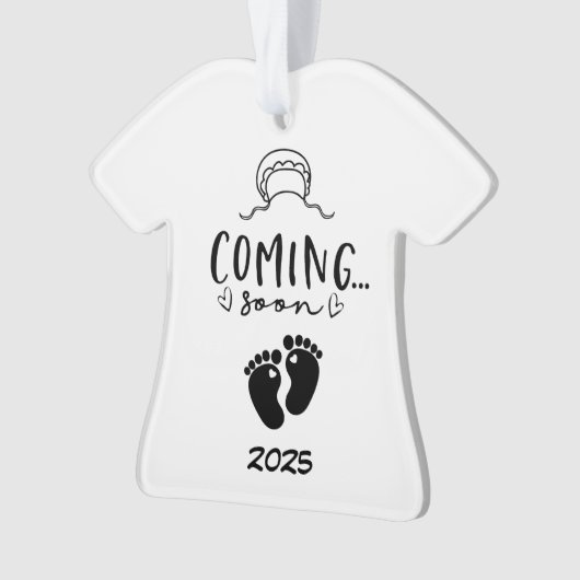 Binnenkort Baby Ornament (voorkant)