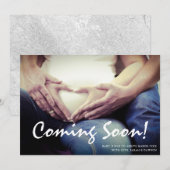 Binnenkort Baby Zwangerschap Aankondiging (Voorkant / Achterkant)