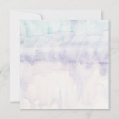 Binnenkort babymeisje Waterverf Kaart (Achterkant)