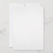 Binnenkort babymeisje Zwangerschap Aankondiging (Achterkant)