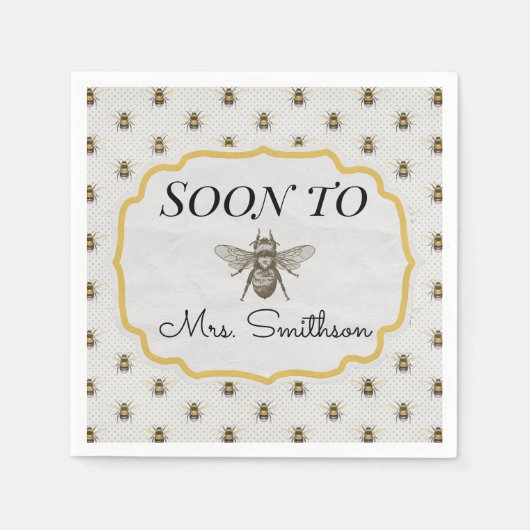 Binnenkort "BEE" servetten (Voorkant)