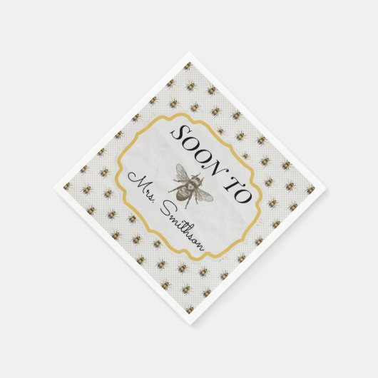 Binnenkort "BEE" servetten (Hoek)