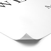 Binnenkort begint een nieuw baby shower poster (Hoek)