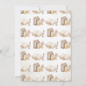 Binnenkort begint het nieuwe Baby shower Kaart (Achterkant)