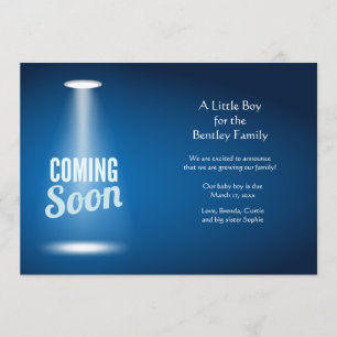 Binnenkort bekend maken van zwangerschap aankondiging