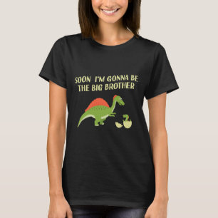 Binnenkort ben ik de grote broer Dino Ei Dinosauru T-shirt