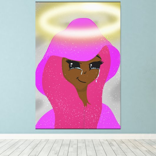 Binnenkort ben je er canvas afdruk (Insitu (Houten vloer))