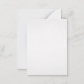 Binnenkort beschikbaar als baby-meisje notitiekaartje (Achterkant)