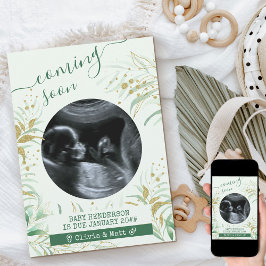 Binnenkort beschikbaar Ultrasound Foto Elegant Fol Aankondiging