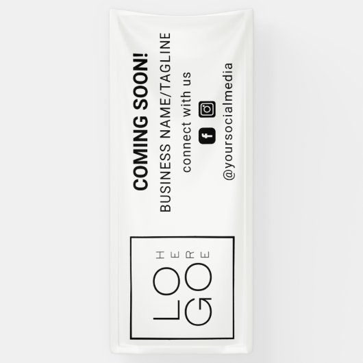 Binnenkort beschikbaar voor sociale media en Squar Spandoek (Verticaal)