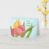 Binnenkort beter voelen van ziekenhuisKaart Kaart (Gele Bloem)