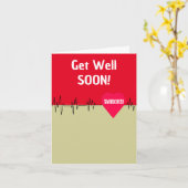 Binnenkort beter worden Elektrocardiograaf Rood Ha Kaart (Gele Bloem)