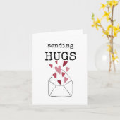 Binnenkort beter worden, knuffels sturen, hart Kaa Kaart (Gele Bloem)