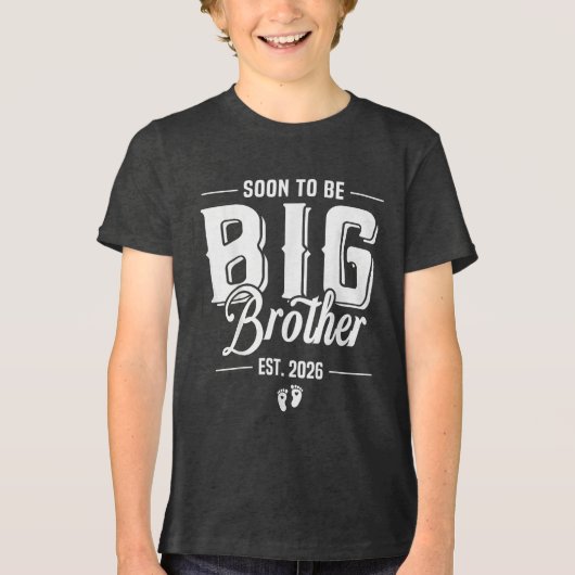 Binnenkort Big Brother 2026 Big Brother Loading Tri-Blend Shirt (Voorkant)
