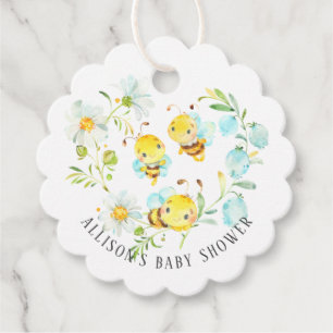 Binnenkort bij Bee Familie van 3 Baby shower Favor Bedankjes Labels