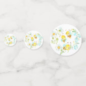 Binnenkort bijenfamilie van 3 Baby shower bij bije Confetti (Voorkanten)