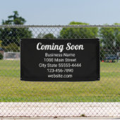 Binnenkort Black & White Business Spandoek (Insitu)