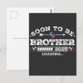 Binnenkort broer 2025 aan het laden briefkaart (Voorkant / Achterkant)