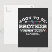 Binnenkort broer 2025 Laden Briefkaart (Voorkant / Achterkant)