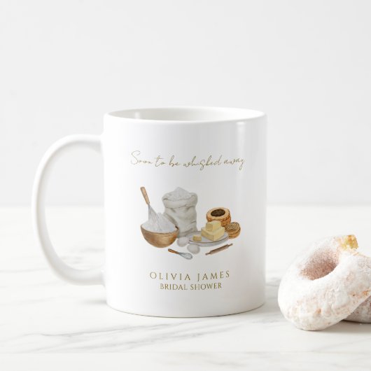 Binnenkort bruiloftsshower koffiemok (Met donut)