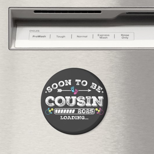 Binnenkort Cousin 2025 Laadcirkel Magneet (Insitu (Vaatwasser))