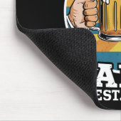 Binnenkort Daddy 2025 Eerste keer Daddy 2025 Retro Muismat (Hoek)