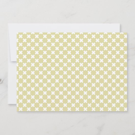 Binnenkort drie foto-overlay, aangepaste zwangersc aankondiging (Achterkant)