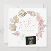 Binnenkort drie ultrasone zwangerschap onthullen B Aankondiging (Voorkant)