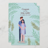 Binnenkort drie zwangerschapsfelicitaties voor de  (Voorkant / Achterkant)