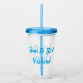 Binnenkort Echtgenoot Acryl Drinkbeker (Voorkant)