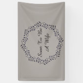 Binnenkort Echtgenote Spandoek (Verticaal)