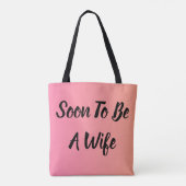 Binnenkort Echtgenote Tote Bag (Achterkant)