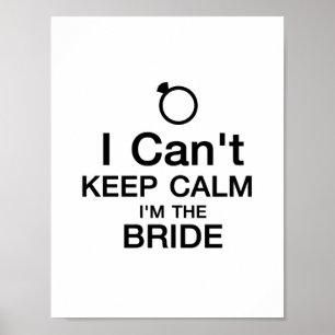 Binnenkort een bruiloft van het Bride Team van mev Poster