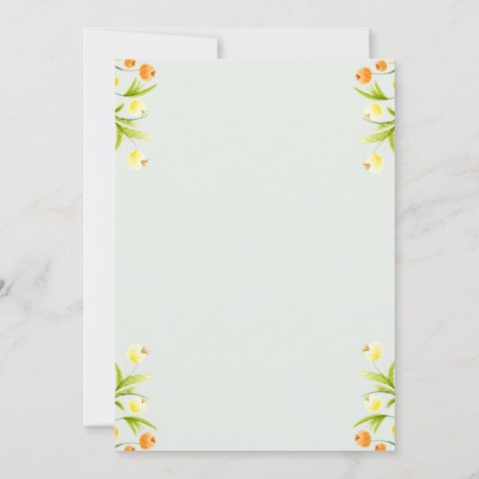 Binnenkort een familie van drie Baby shower worden Kaart (Achterkant)