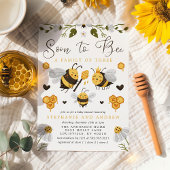 Binnenkort een familie van drie gecodeerde Baby sh Kaart