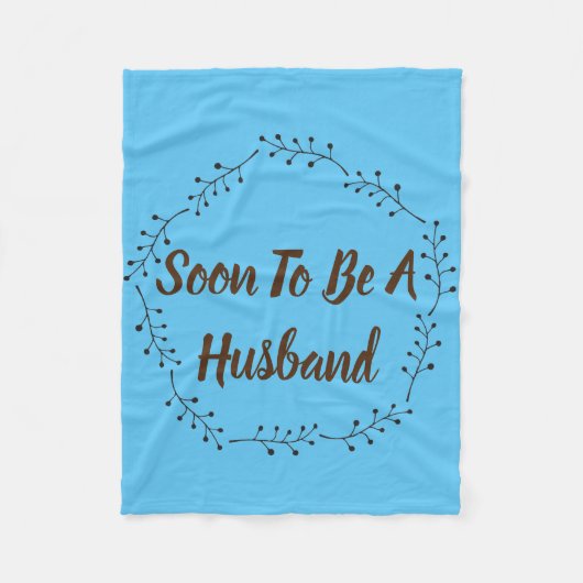 Binnenkort een man voor de man fleece deken (Voorkant)