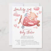 Binnenkort een roze teddybeer, kleine piloot kaart (Voorkant)