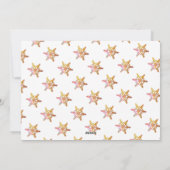 Binnenkort familie van 3 kerstbomen. Zwangerschap Feestdagenkaart (Achterkant)