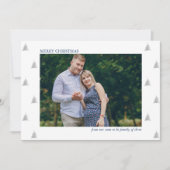 Binnenkort familie van drie fotofeestdagen aankondiging (Voorkant)