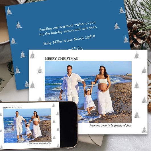 Binnenkort familie van vier fotofeestdagen aankondiging